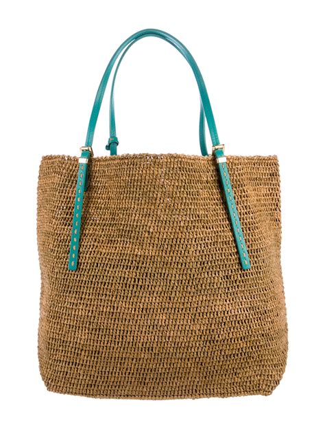 michael kors santorini|Michael Kors Santorini Raffia Tote .